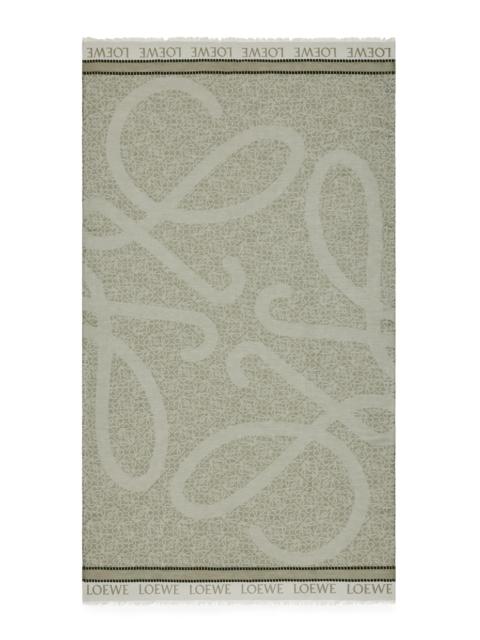 Loewe Women's x Paula's Ibiza Anagram Cotton Pareo - Khaki Green