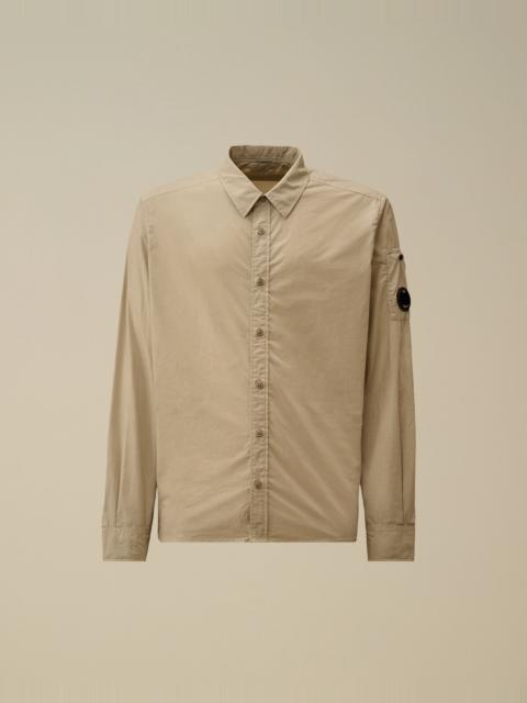 C.P. Company Popeline Long Sleeve Lens Button Shirt