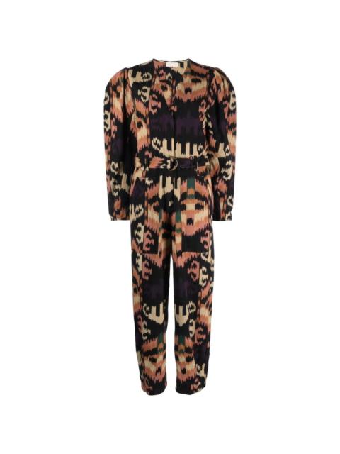 Nayeli graphic-print jumpsuit