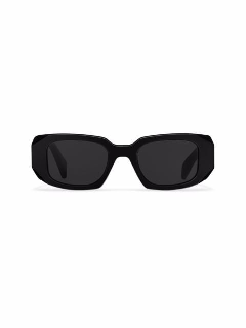 Prada Symbole oversized geometric-arm sunglasses