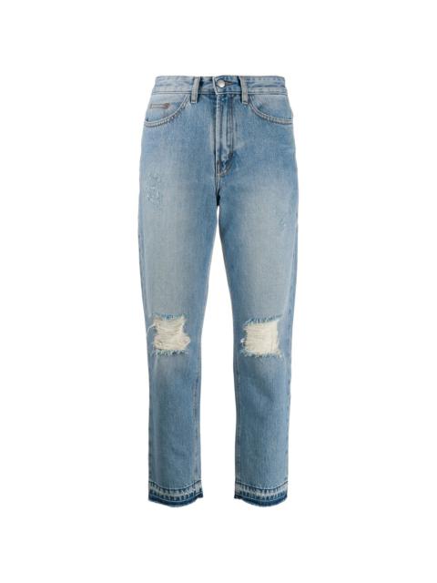 Zadig & Voltaire distressed straight jeans