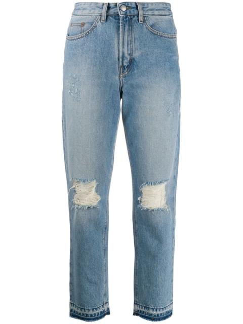 Zadig & Voltaire distressed straight jeans