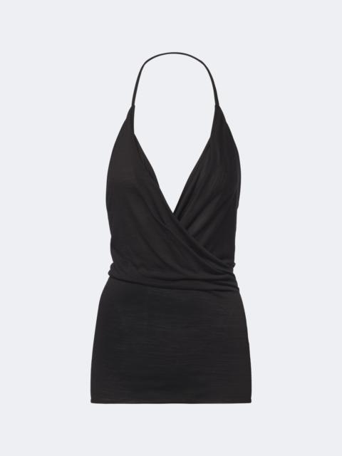 Rick Owens Draped wool and silk top