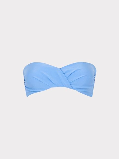MILLY Soleil Gloss Twist Bandeau Top