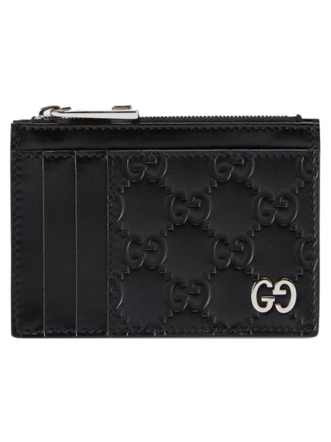 GUCCI Gucci Signature Card Case Black