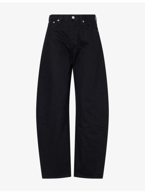 AGOLDE Luna High-Rise Tapered Denim Jeans