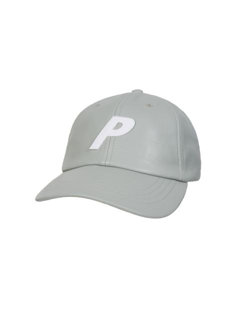 PALACE FAUX LEATHER P 6-PANEL GREY