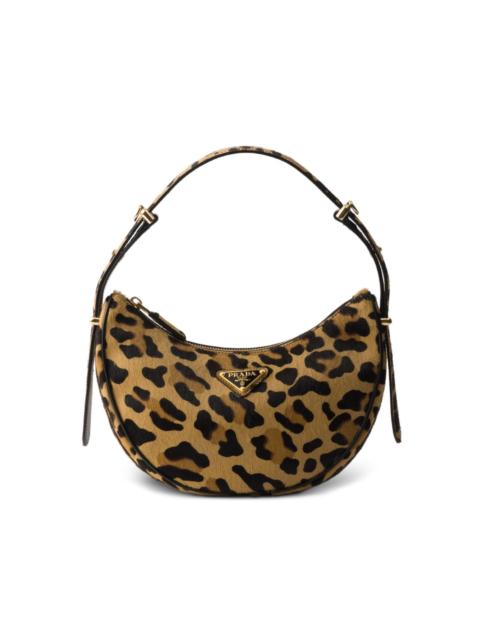mini Arqué printed leather shoulder bag