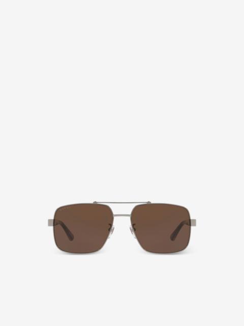 GUCCI bee-detail pilot sunglasses
