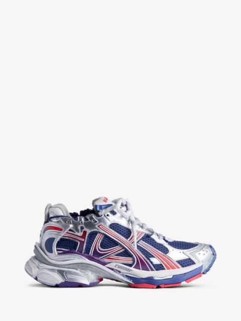 BALENCIAGA Men's Runner Gradient Sneaker in Navy/red/grey