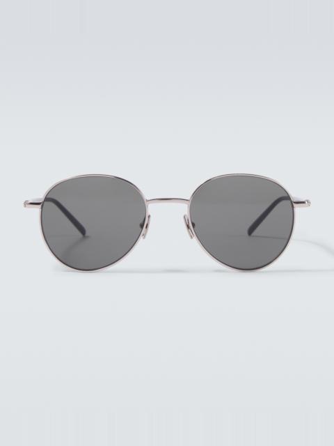SAINT LAURENT Logo round glasses