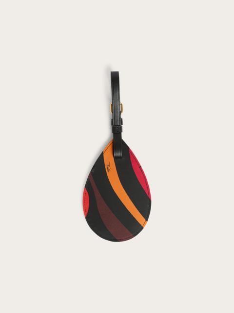 PUCCI MARMO PRINT LUGGAGE NAME TAG