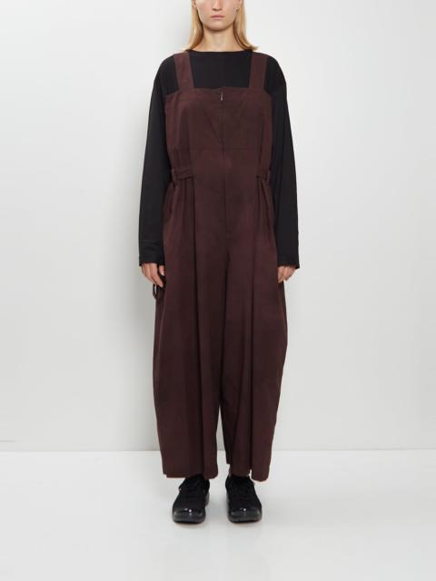 Y's Oversized Cotton Wool Overalls