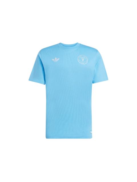 adidas adidas Inter Cf Travel Tee Miami Semi Blue Burst White Tint