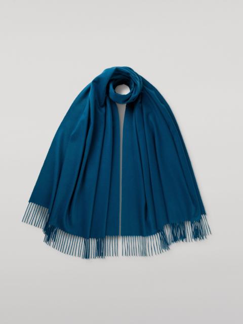 Johnstons of Elgin Blue Cashmere Stole