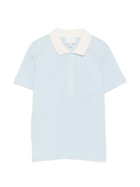 A.P.C. half-button polo top