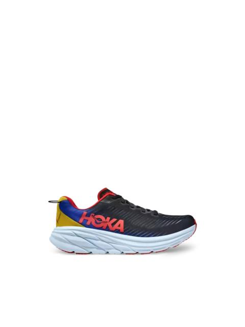 HOKA Rincon 3 "Black/Dazzling Blue" sneakers