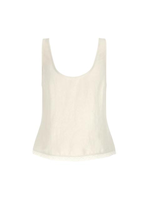 MARIA McMANUS Lace Edge Scoop Cami