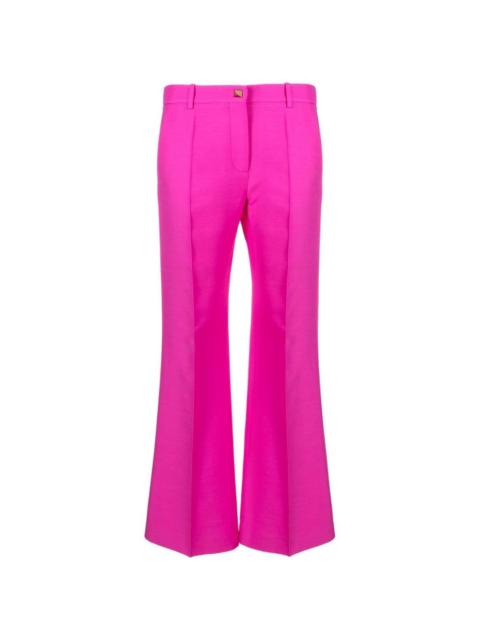 wool-blend tailored trousers