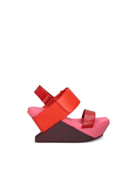 UNITED NUDE Delta Wedge touch-strap wedge sandals