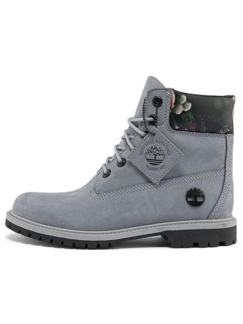Timberland (WMNS) Timberland 6 Inch Heritage Waterproof Boot 'Medium Grey with Floral' A2GAFW