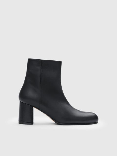 ATP ATELIER Miola Black Leather Ankle boots