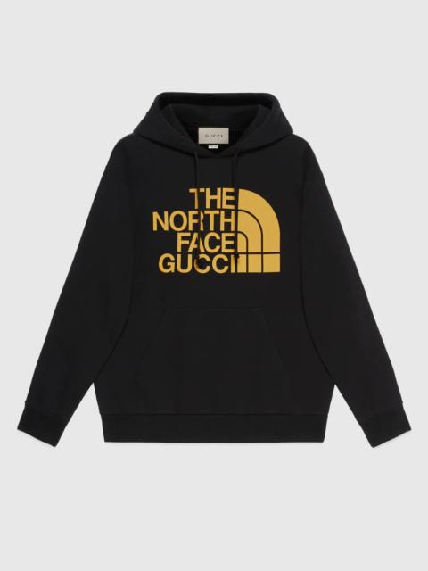 GUCCI The North Face x Gucci Web print cotton sweatshirt