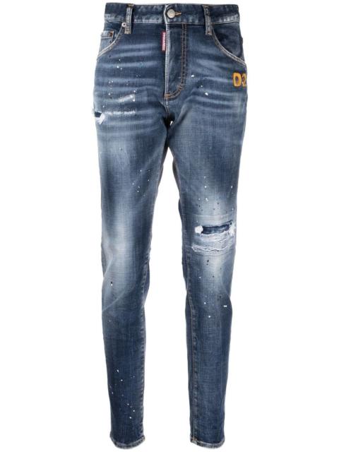 DSQUARED2 distressed-finish denim jeans