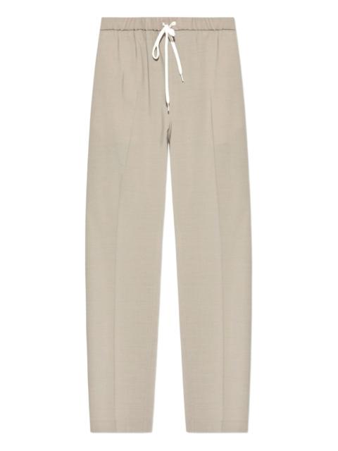 MM6 Maison Margiela drawstring-waist trousers