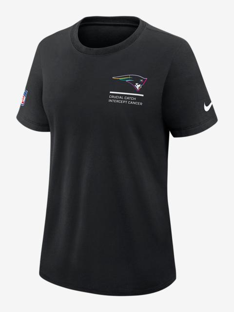 New England Patriots Crucial Catch Women's Nike Dri-FIT NFL T-Shirt