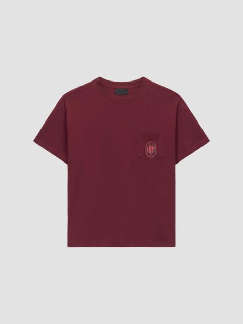 RTA Men's Curva Ultra Bastien Logo Cotton T-Shirt - Burgundy Ball Print