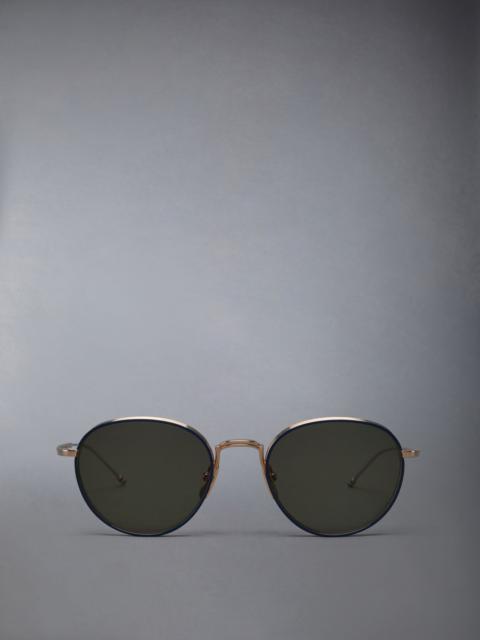 Thom Browne Titanium Round Sunglasses