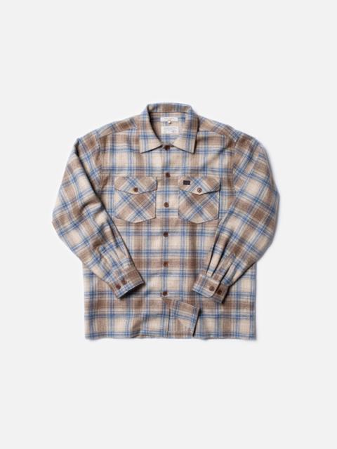 Nudie Jeans Vincent Board Shirt Beige