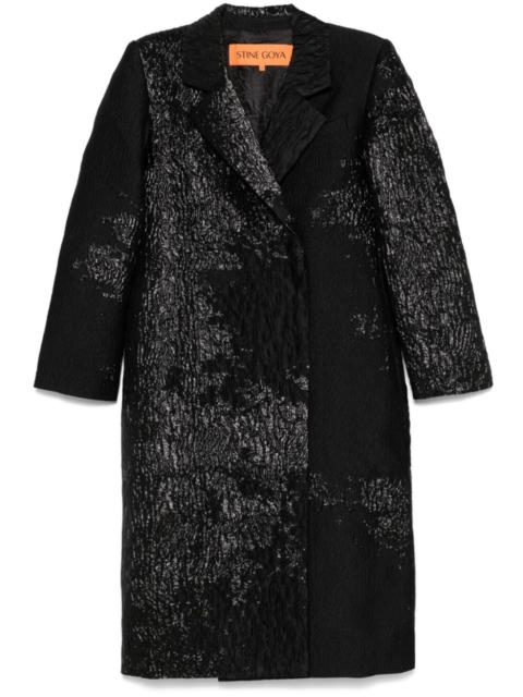 STINE GOYA long-sleeves straight coat