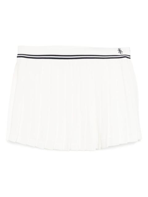 Sporty & Rich pleated panelled skirt