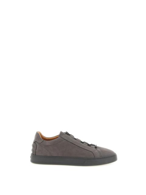 Tod's TOD'S Nubuck Gray Sneakers New & Authentic (Men's size:9.5;)