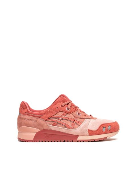 Asics x 컨셉 젤-Lyte III 낮은 정상 운동화