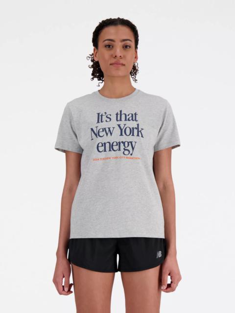 New Balance TCS New York City Marathon Training Graphic T-Shirt