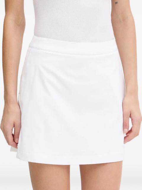 LACOSTE pleated logo mini skirt