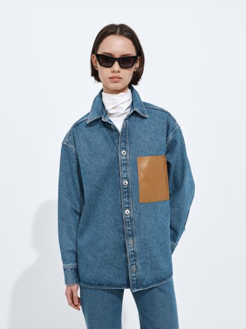Bottega Veneta Medium Indigo Denim Shirt