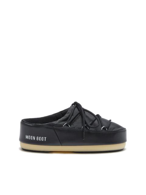 MOON BOOT logo-print lace-up mules