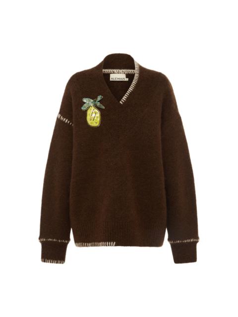 ALÉMAIS Fredo V Neck Sweater