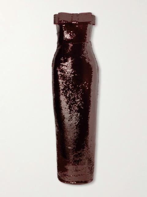 THE NEW ARRIVALS ILKYAZ OZEL Sisu Sequined Gown