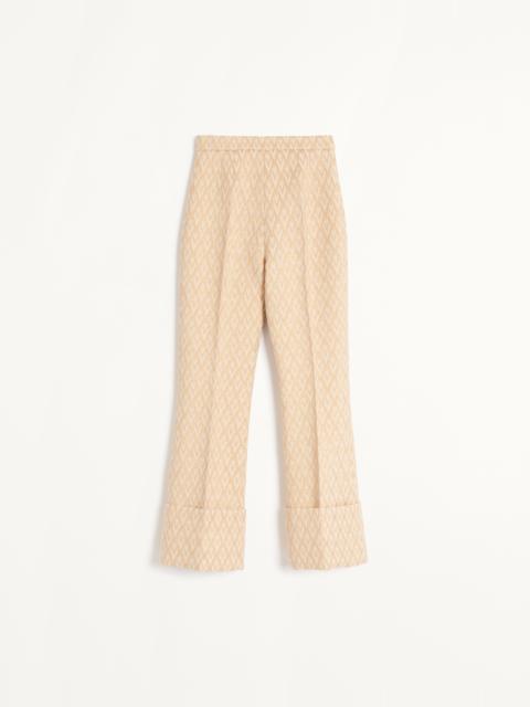TOUTE LA V LUREX JACQUARD PANTS