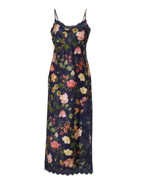 Cara Cara Granada Dress
Elegant Silk Slip Dress with Lace Detail