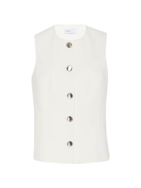 ROSETTA GETTY cady-texture buttoned vest