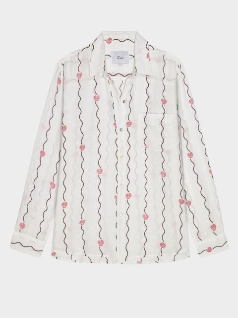 Rails Charli Seashell Embroidered Shirt