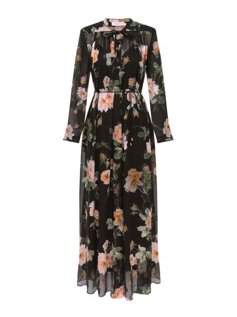 Zimmermann LUNA BURNOUT SHEATH DRESS