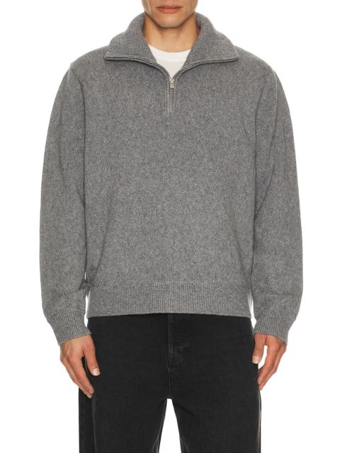 FRAME Wool Zip Sweater