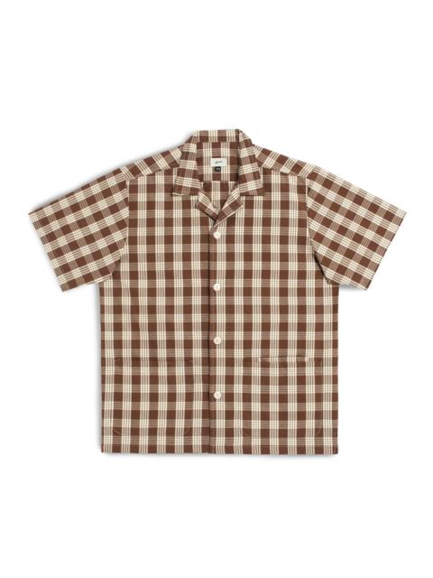 Bather Walnut Palaka Traveler Camp Shirt